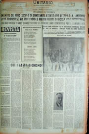 Página do jornal Unitário de março de 1949