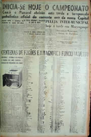 Página do jornal Unitário de março de 1949