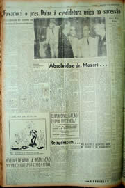 Página do jornal Unitário de março de 1949