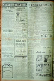 Página do jornal Unitário de março de 1949