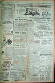 Página do jornal Unitário de março de 1949