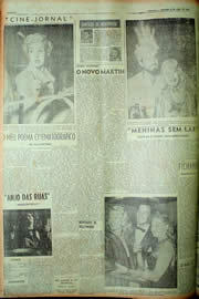 Página do jornal Unitário de abril de 1949