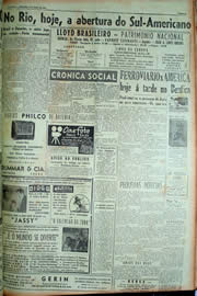 Página do jornal Unitário de abril de 1949