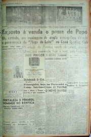 Página do jornal Unitário de abril de 1949