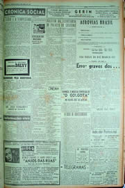 Página do jornal Unitário de abril de 1949