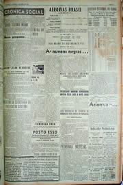 Página do jornal Unitário de abril de 1949