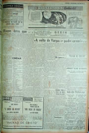 Página do jornal Unitário de abril de 1949