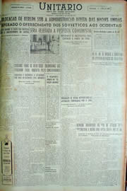 Página do jornal Unitário de abril de 1949