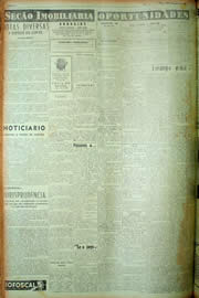 Página do jornal Unitário de abril de 1949