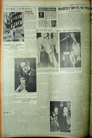 Página do jornal Unitário de abril de 1949