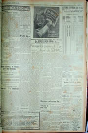 Página do jornal Unitário de abril de 1949
