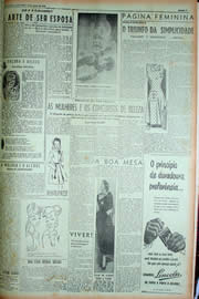 Página do jornal Unitário de abril de 1949