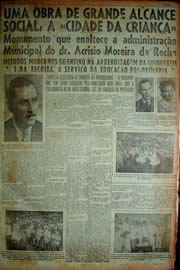 Página do jornal Unitário de maio de 1949