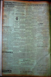 Página do jornal Unitário de maio de 1949