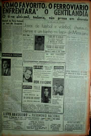 Página do jornal Unitário de maio de 1949