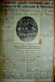 Página do jornal Unitário de maio de 1949
