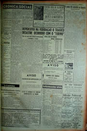 Página do jornal Unitário de maio de 1949