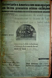 Página do jornal Unitário de maio de 1949