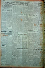Página do jornal Unitário de maio de 1949