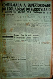 Página do jornal Unitário de maio de 1949