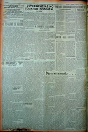 Página do jornal Unitário de maio de 1949