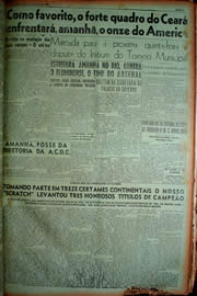 Página do jornal Unitário de maio de 1949