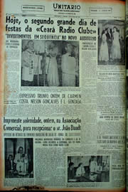 Página do jornal Unitário de maio de 1949