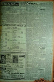 Página do jornal Unitário de maio de 1949