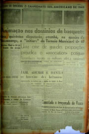 Página do jornal Unitário de maio de 1949