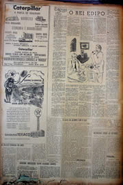 Página do jornal Unitário de maio de 1949