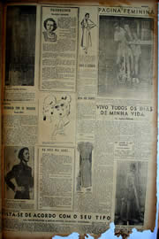 Página do jornal Unitário de maio de 1949