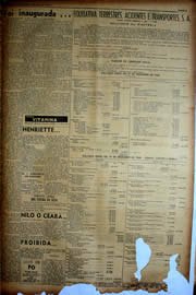 Página do jornal Unitário de maio de 1949
