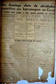 Página do jornal Unitário de maio de 1949