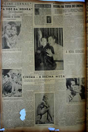 Página do jornal Unitário de maio de 1949
