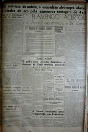 Página do jornal Unitário de maio de 1949