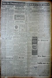 Página do jornal Unitário de junho de 1949