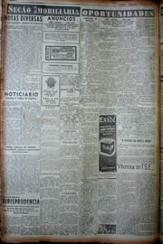 Página do jornal Unitário de junho de 1949