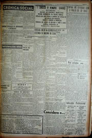 Página do jornal Unitário de junho de 1949