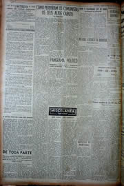 Página do jornal Unitário de junho de 1949