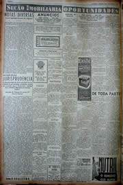 Página do jornal Unitário de junho de 1949