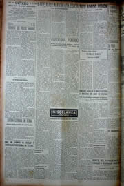 Página do jornal Unitário de junho de 1949