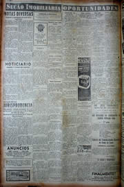 Página do jornal Unitário de junho de 1949