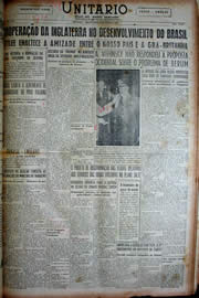 Página do jornal Unitário de junho de 1949