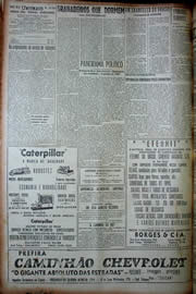 Página do jornal Unitário de junho de 1949