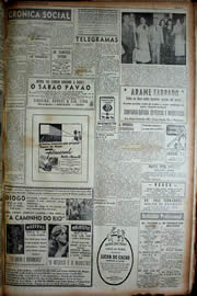 Página do jornal Unitário de junho de 1949