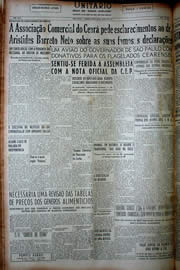 Página do jornal Unitário de junho de 1949