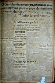 Página do jornal Unitário de julho de 1949