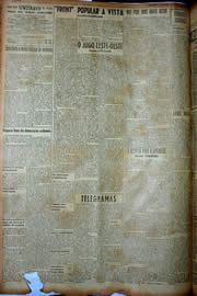 Página do jornal Unitário de julho de 1949