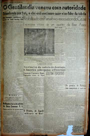 Página do jornal Unitário de julho de 1949