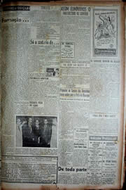 Página do jornal Unitário de julho de 1949